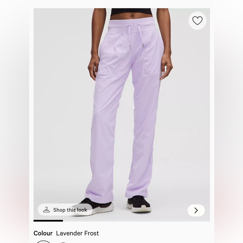 Lululemon Dance Studio Mid-Rise Pant
Regular - Lavender